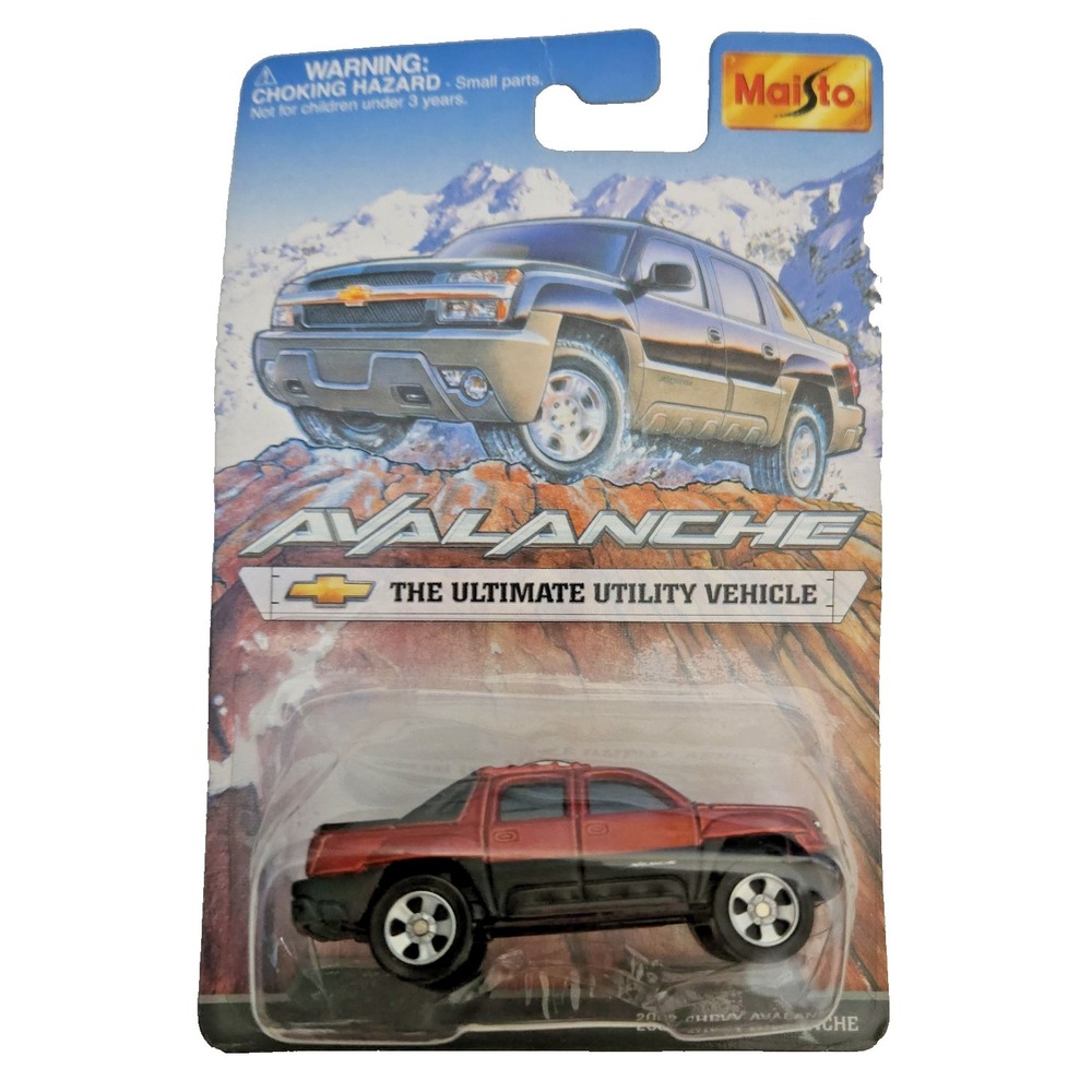 Maisto 2002 Chevy Avalanche SUV Pickup - The Ultimate Utility Vehicle new